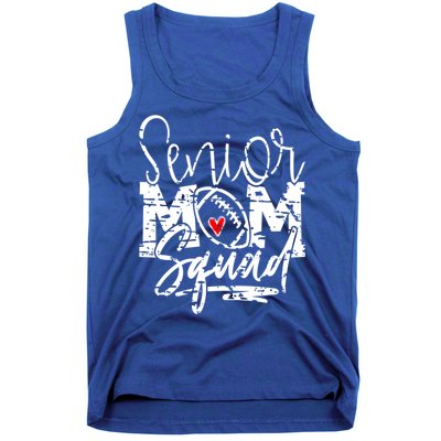 Senior Football Mom Squad Grunge Gift Tank Top