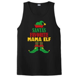 Santas Favorite Mama Elf Christmas Matching Holiday Gift PosiCharge Competitor Tank