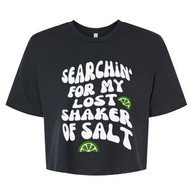 Searchin For My Lost Shaker Off Salt Bella+Canvas Jersey Crop Tee