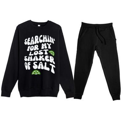 Searchin For My Lost Shaker Off Salt Premium Crewneck Sweatsuit Set