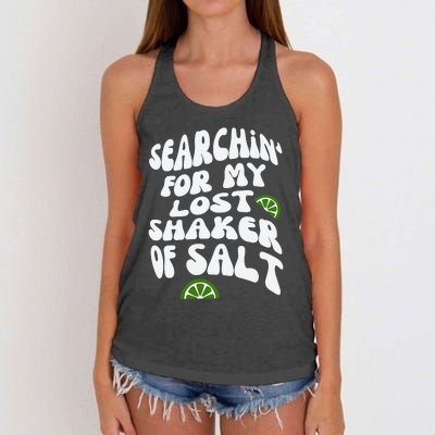 Searchin For My Lost Shaker Off Salt Women's Knotted Racerback Tank