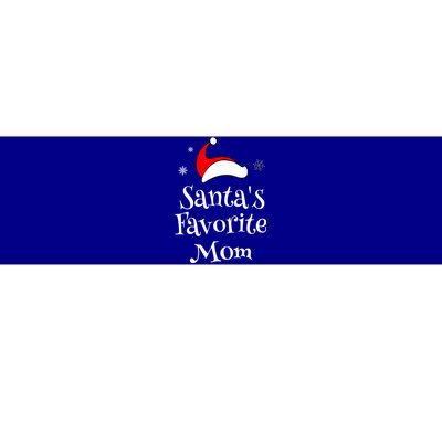 Santas Favorite Mom Christmas Xmas Family Matching Holiday Gift Bumper Sticker