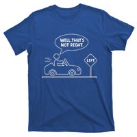 Stick Figures Man Sarcastic Well ThatS Not Right T-Shirt