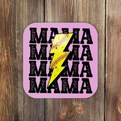 Softball Fan Mom Coaster