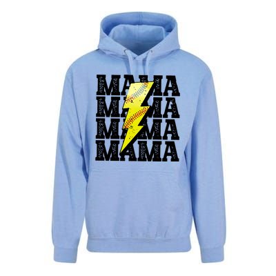 Softball Fan Mom Unisex Surf Hoodie