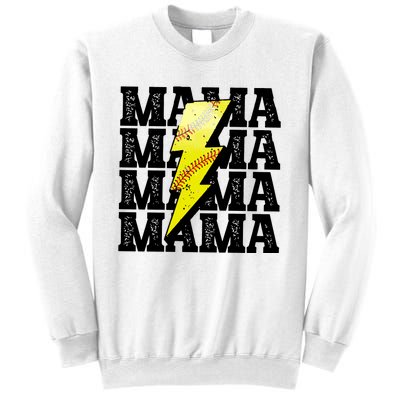 Softball Fan Mom Sweatshirt