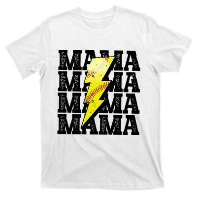 Softball Fan Mom T-Shirt