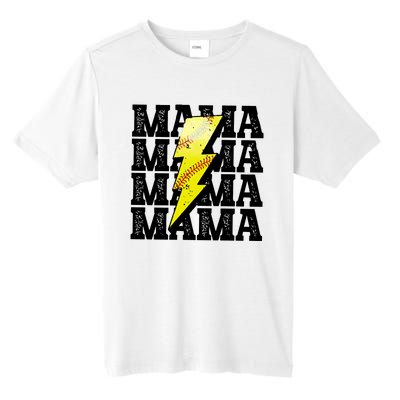 Softball Fan Mom Tall Fusion ChromaSoft Performance T-Shirt