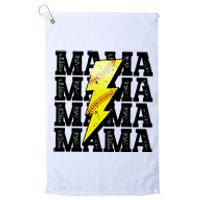 Softball Fan Mom Platinum Collection Golf Towel