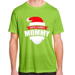 SantaS Favorite Mommy Gift Family Christmas Wear Adult ChromaSoft Performance T-Shirt