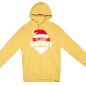 SantaS Favorite Mommy Gift Family Christmas Wear Premium Pullover Hoodie