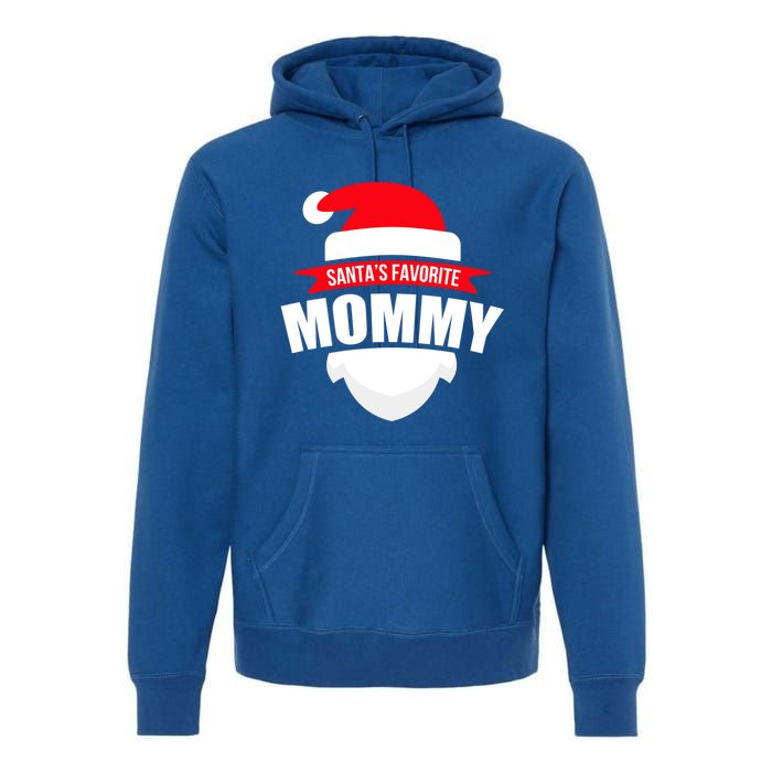 SantaS Favorite Mommy Gift Family Christmas Wear Premium Hoodie