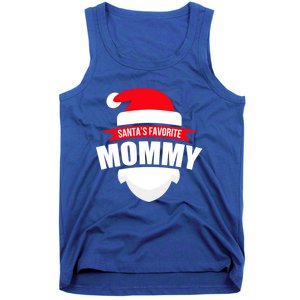 SantaS Favorite Mommy Gift Family Christmas Wear Tank Top