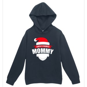 SantaS Favorite Mommy Gift Family Christmas Wear Urban Pullover Hoodie