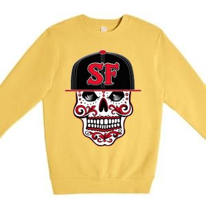 San Francisco Mexican Sugar Skul Premium Crewneck Sweatshirt