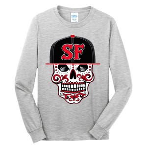 San Francisco Mexican Sugar Skul Tall Long Sleeve T-Shirt