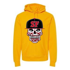 San Francisco Mexican Sugar Skul Premium Hoodie