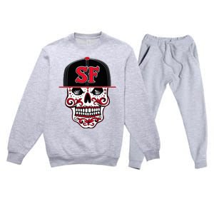 San Francisco Mexican Sugar Skul Premium Crewneck Sweatsuit Set