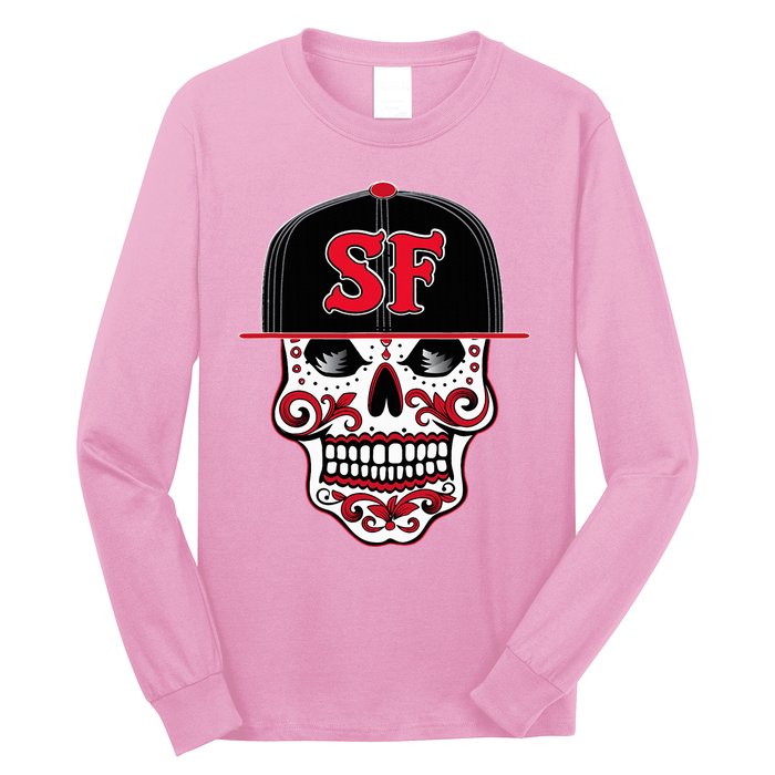 San Francisco Mexican Sugar Skul Long Sleeve Shirt