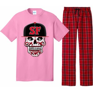 San Francisco Mexican Sugar Skul Pajama Set