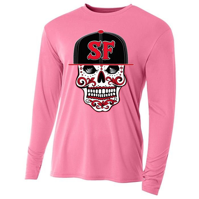 San Francisco Mexican Sugar Skul Cooling Performance Long Sleeve Crew