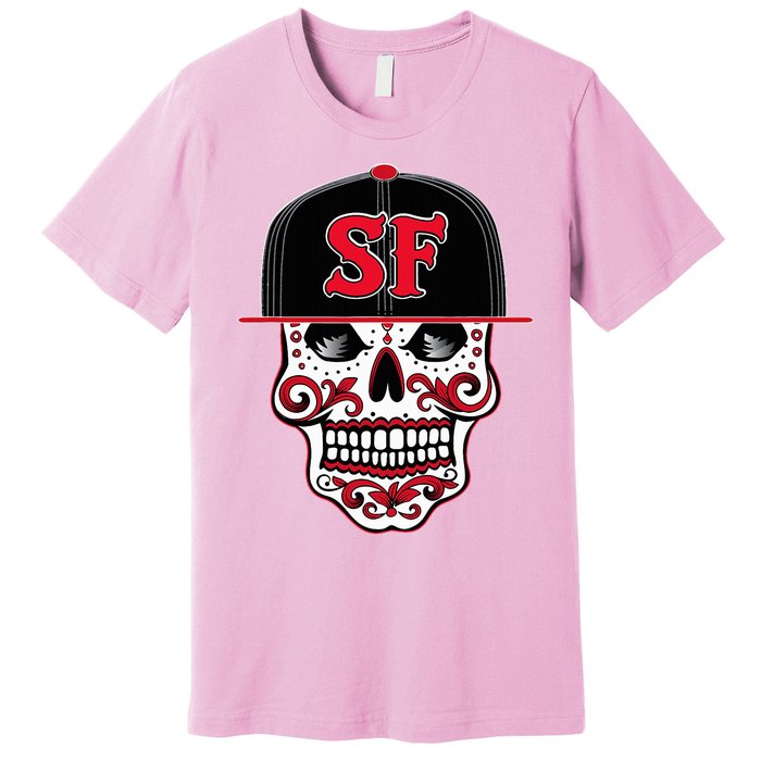 San Francisco Mexican Sugar Skul Premium T-Shirt