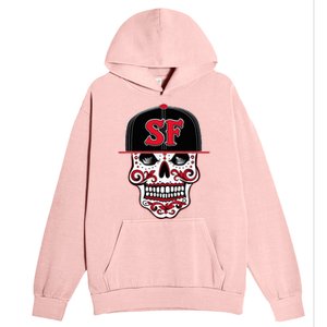 San Francisco Mexican Sugar Skul Urban Pullover Hoodie