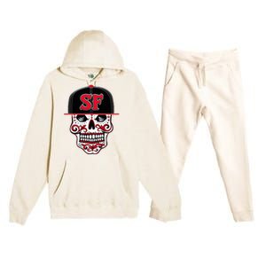 San Francisco Mexican Sugar Skul Premium Hooded Sweatsuit Set