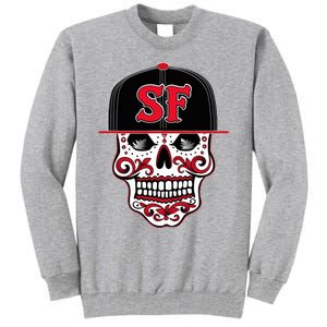 San Francisco Mexican Sugar Skul Tall Sweatshirt