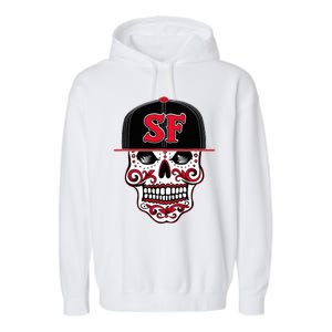 San Francisco Mexican Sugar Skul Garment-Dyed Fleece Hoodie