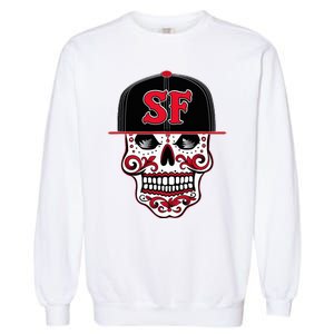 San Francisco Mexican Sugar Skul Garment-Dyed Sweatshirt