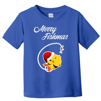 S Funny Merry Fishmas Gift Toddler T-Shirt