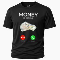 Sarcastic Funny Money Is Calling Cash Business Cooling Performance Crew T-Shirt