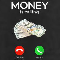 Sarcastic Funny Money Is Calling Cash Business Adult Drive Performance Visor