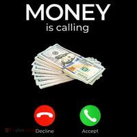 Sarcastic Funny Money Is Calling Cash Business Flatbill Hat