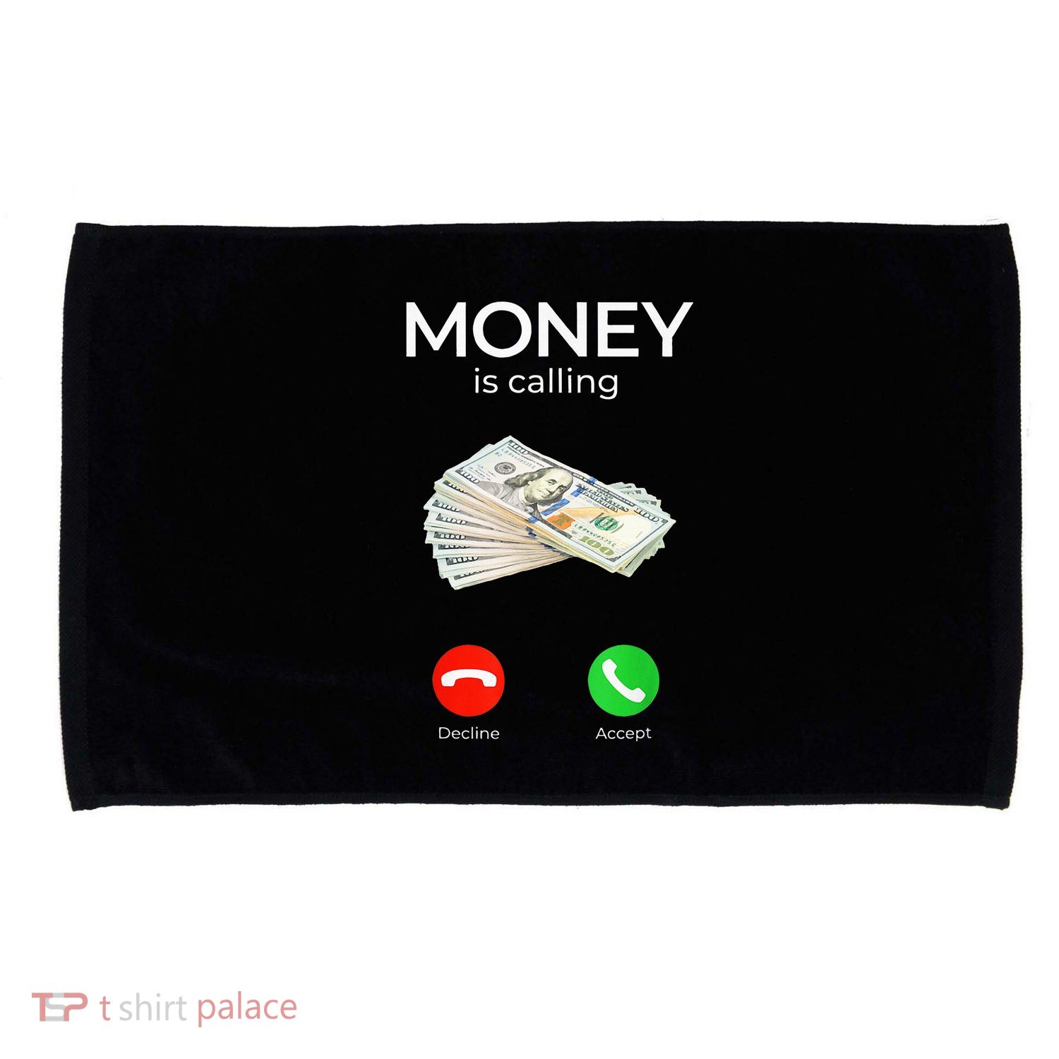 Sarcastic Funny Money Is Calling Cash Business Microfiber Hand Towel