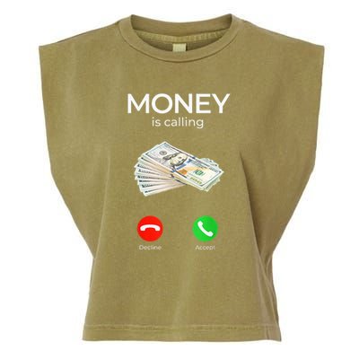 Sarcastic Funny Money Is Calling Cash Business Garment-Dyed Women's Muscle Tee