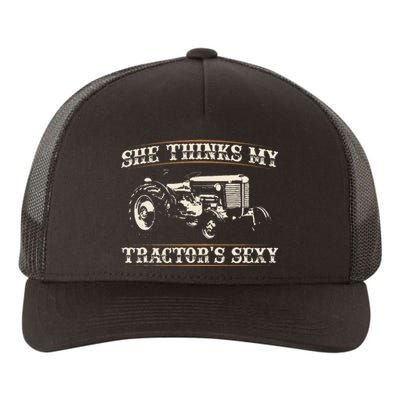 She Finds My Tractors Sexy I Funny Farmer Yupoong Adult 5-Panel Trucker Hat