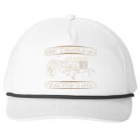 She Finds My Tractors Sexy I Funny Farmer Snapback Five-Panel Rope Hat