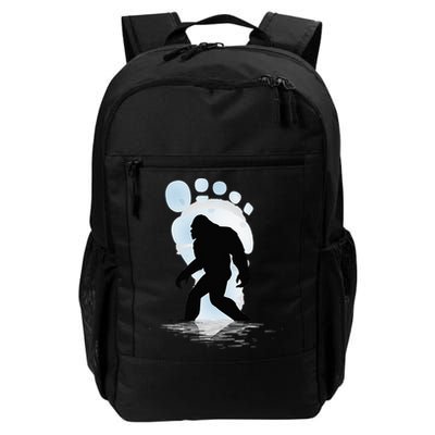 Sasquatch Footprint Moon Light Bigfoot Lovers Gifts Backpack