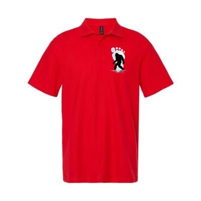 Sasquatch Footprint Moon Light Bigfoot Lovers Gifts Polo