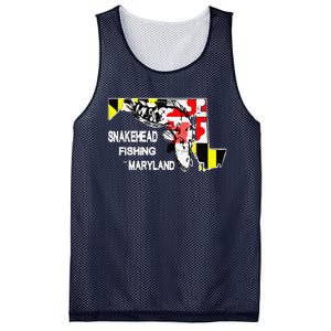 Snakehead Fishing Maryland Bass Outdoor Angler Mesh Reversible Basketball Jersey Tank