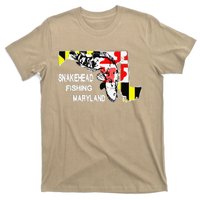 Snakehead Fishing Maryland Bass Outdoor Angler T-Shirt