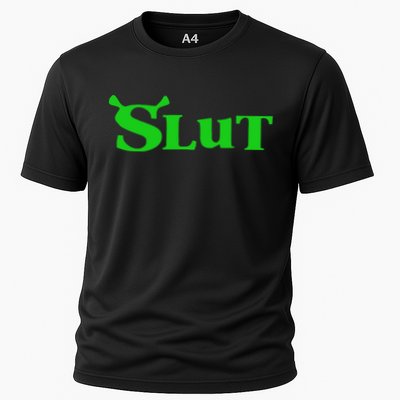 Slut Funny Meme Logo Performance Shirt