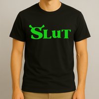Slut Funny Meme Logo T-Shirt