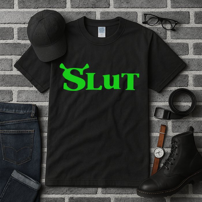 Slut Funny Meme Logo Tall T-Shirt