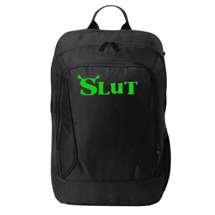 Slut Funny Meme Logo City Backpack