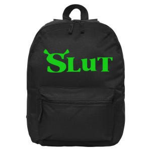 Slut Funny Meme Logo 16 in Basic Backpack