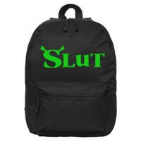 Slut Funny Meme Logo 16 in Basic Backpack