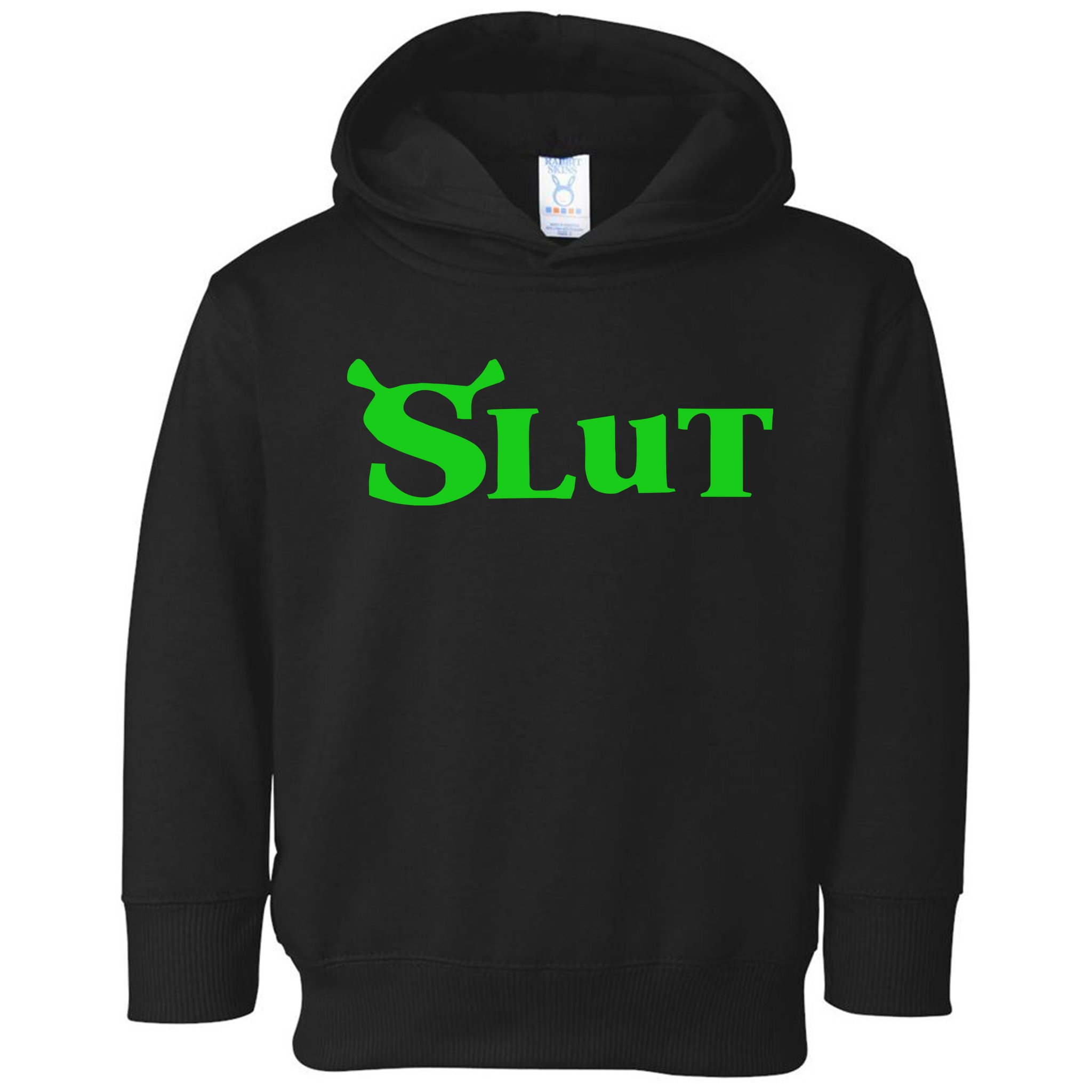 Slut Funny Meme Logo Toddler Hoodie